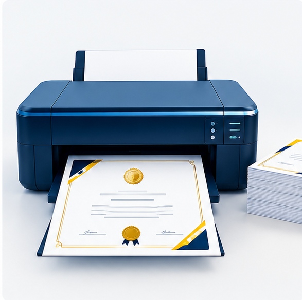 Certificate printing