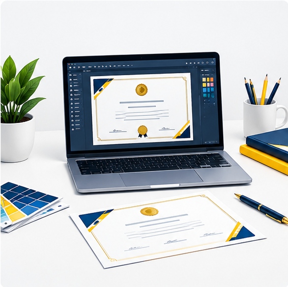 Certificate production and design